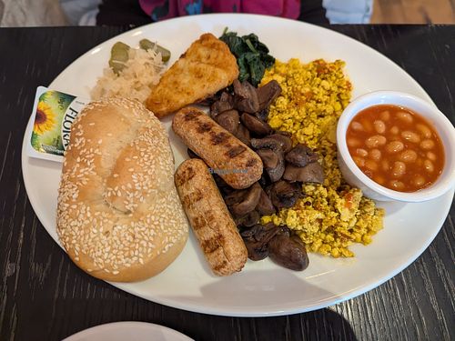 Full English breakfast at Nama Café and Cake House in South East London