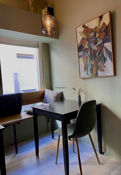 Cozy interior  at Grøn'46 in Aarhus