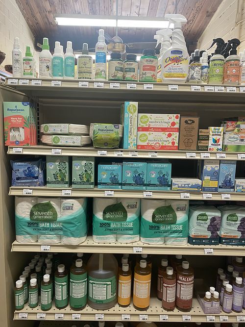 Plenty of Vegan Home Goods and Cleaning Items  at Health Unlimited -  Pelton Center Way in San Leandro