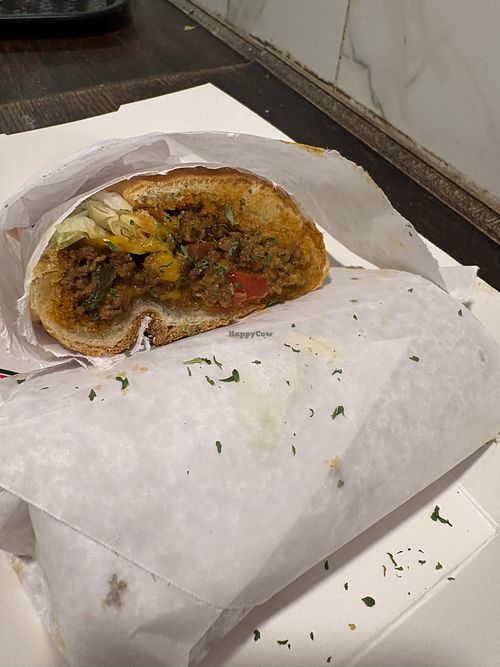 Chopped cheesee  at Vegan On The Fly in New York City