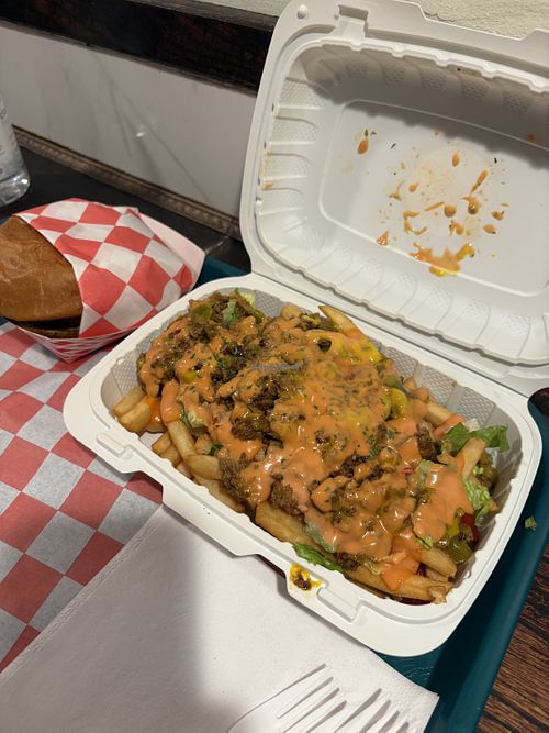 Chopped cheese   at Vegan On The Fly in New York City