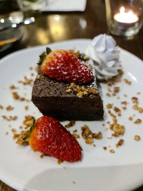 Cheesecake at Funghi E Tartufo in Melbourne