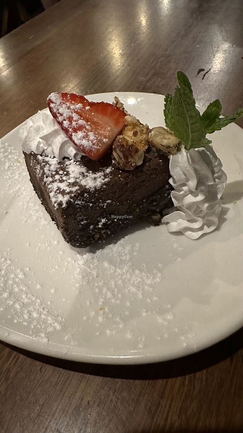 Chocolate cheesecake  at Funghi E Tartufo in Melbourne