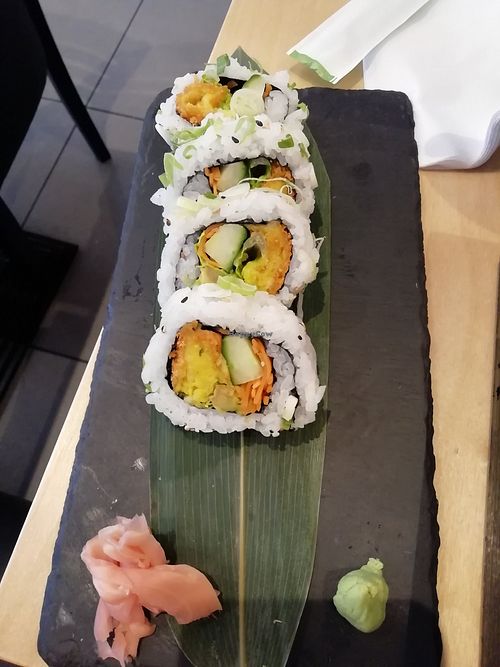 Pumpkin special roll at Pickled Ginger in Glasgow