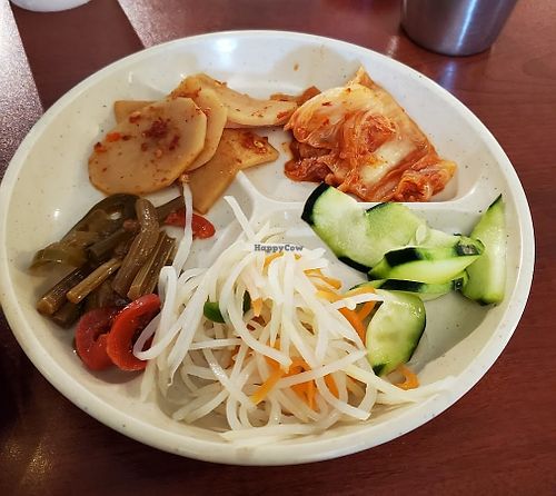 Great variety from the Kim Chi bar at Panda Garden in Lincoln