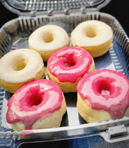 Vegan Donuts!!! Yum! at Belle's Kitchen Bakery & Cafe in Oklahoma City