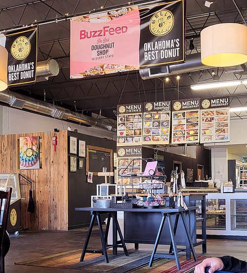 Inside at Belle's Kitchen Bakery & Cafe in Oklahoma City