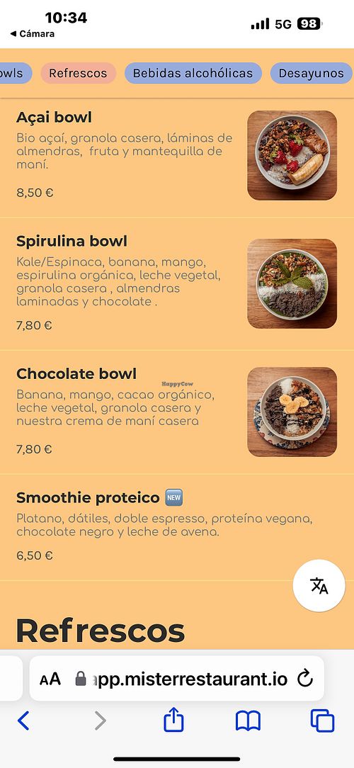 Menú  at LUWAK in Gran Canaria