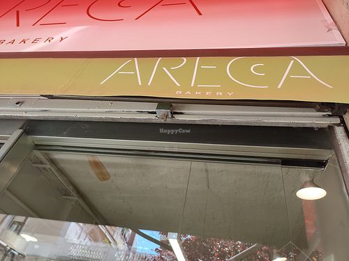 Outside at Areca Bakery in Barcelona