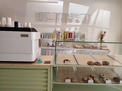 Doughnuts at Areca Bakery in Barcelona