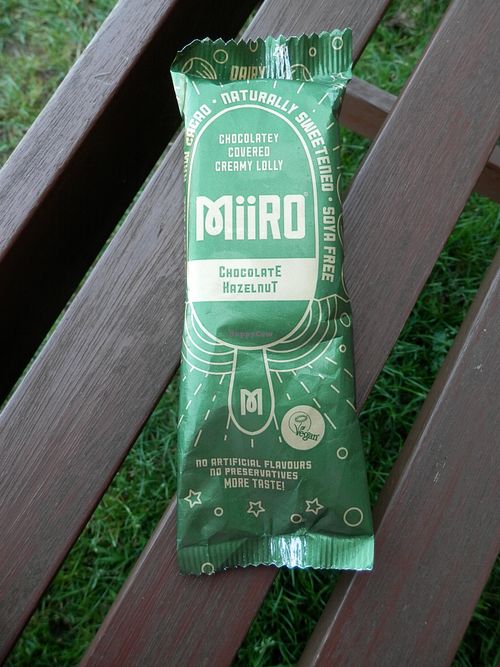 Chocolate Hazelnut vegan ice cream at Hillside Shire Horse Sanctuary Cafe in West Runton