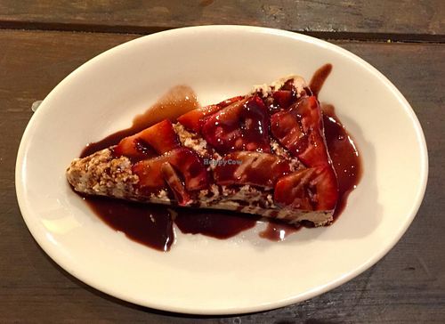 awesome strawberry cake at Mi Vida Cafe in Miami