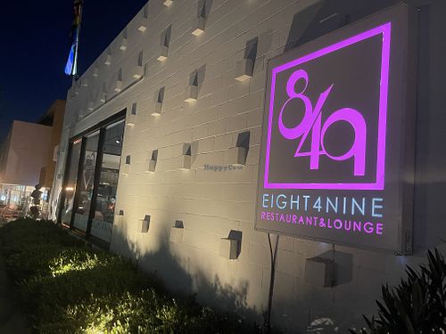 Outside  #Veganuary at EIGHT4NINE in Palm Springs