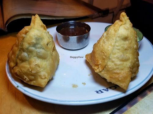 samosas at Sagar Vegan & Vegetarian Restaurant - Covent Garden in London
