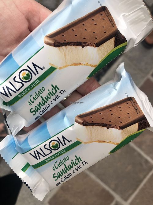 ice cream sandwich  at Zrno do Zrna in Ljubljana