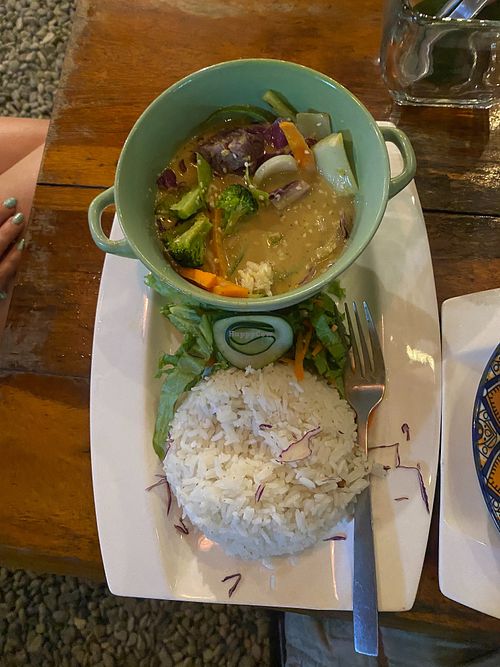 Tom Yum Curry at El Sol Del Caribe in Puerto Viejo De Talamanca