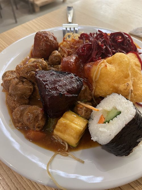 Such good food! And cheap!   at Loving Hut - OC Nový Smíchov in Prague