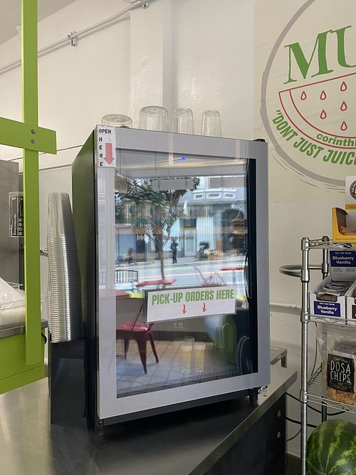 Pick-Up Order Section  at Muse in San Francisco