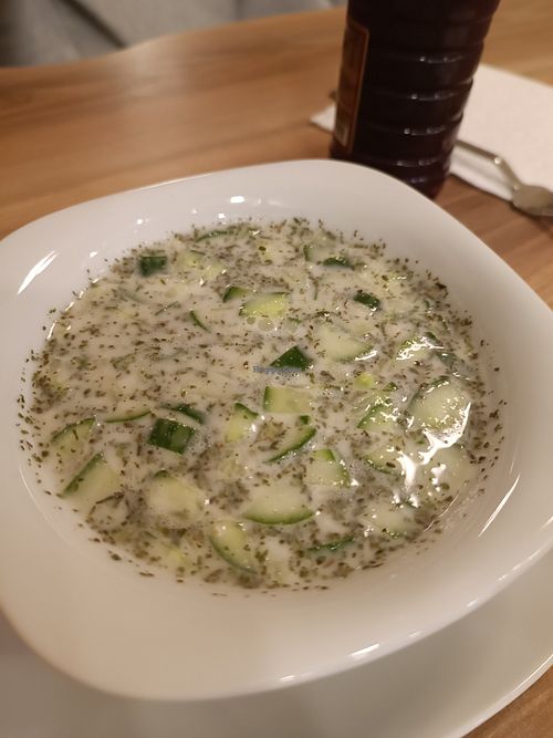Tzaziki at Vegan Masa in Istanbul