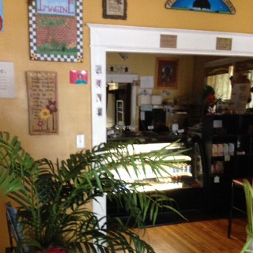 inside at Imagine Vegan Cafe in Memphis