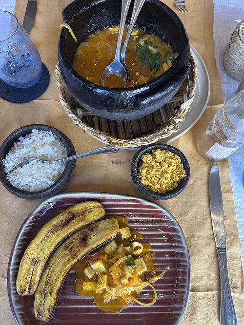 Moqueca de palmito  at Banana da Terra in Ilhabela