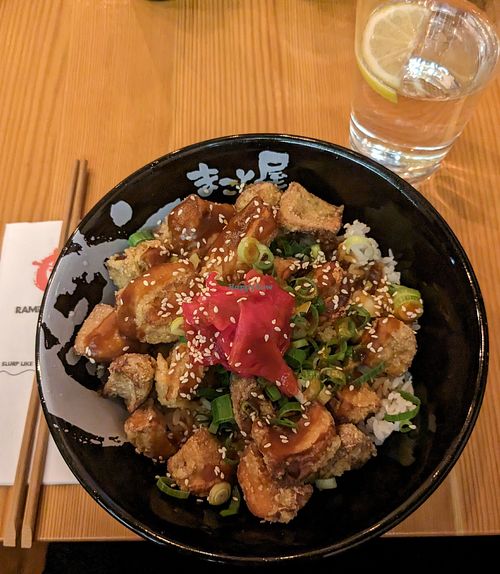 Mushroom based main dish. at Ramen Makotoya in Vienna