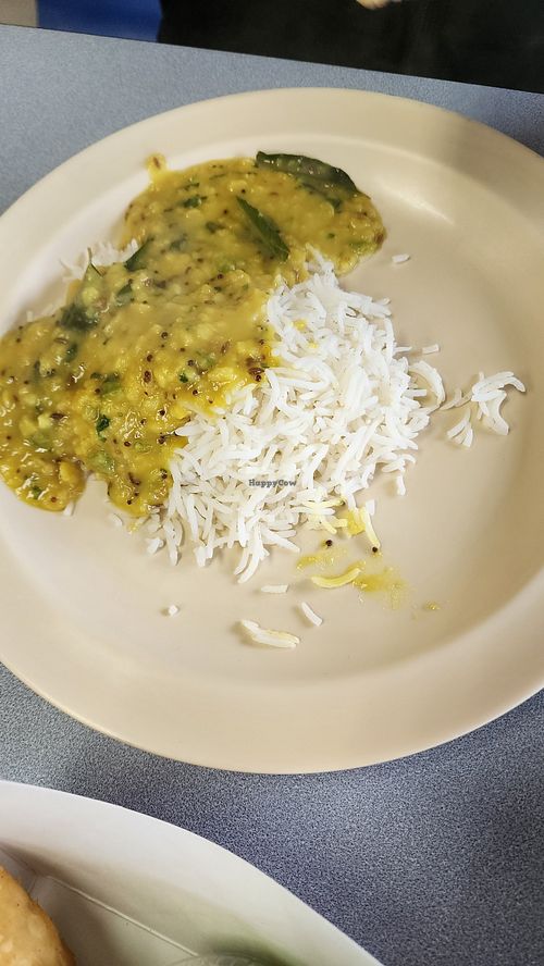 Dal Tadka with rice at Biryani Maxx in Cary