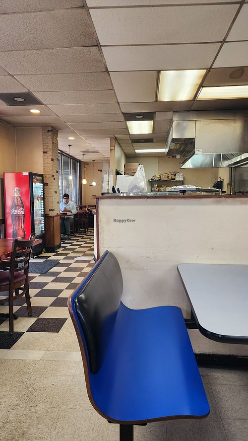 Indoor booths at Biryani Maxx in Cary