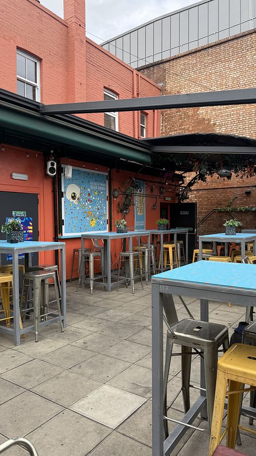 Roof terracee  at Big Chill in North London