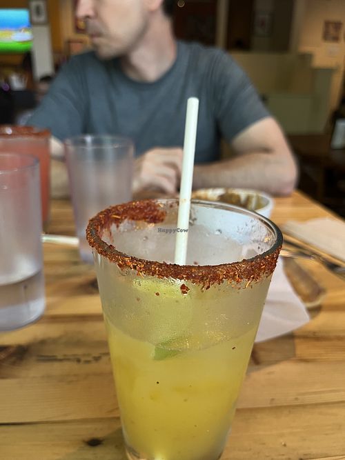 Passion fruit margarita  at Bambi Vegan Tacos in Sacramento