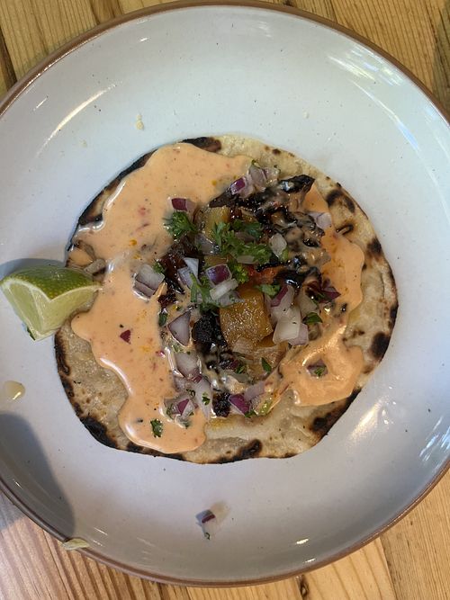 Al pastor taco  at Bambi Vegan Tacos in Sacramento