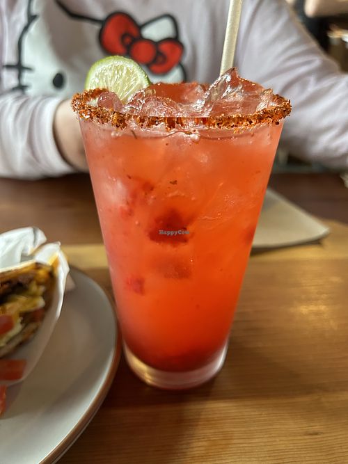 Juicy fruit margarita   at Bambi Vegan Tacos in Sacramento