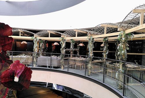 Part of the est-in space inside the Shopping Center at ChouChou in Stockholm