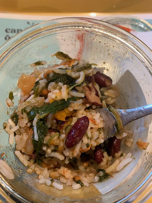 Vegan chilli dish  at Capogreen  in Villeneuve-dascq