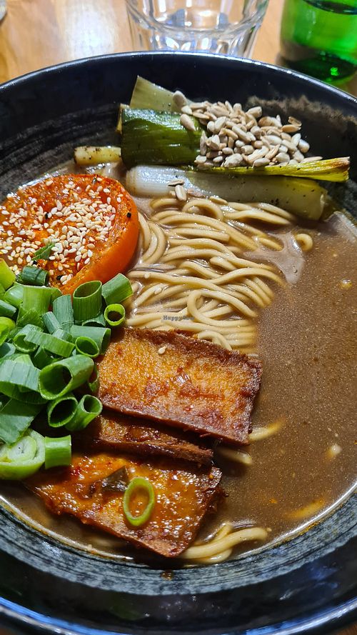 Miso Ramen Noodle at Tu in Krakow