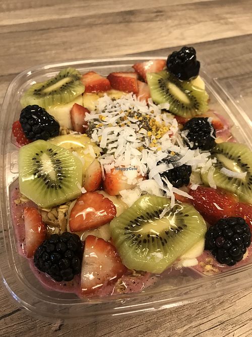 delicious smoothie bowls! at Nature's Smoothies And Juicery in Fort Lauderdale