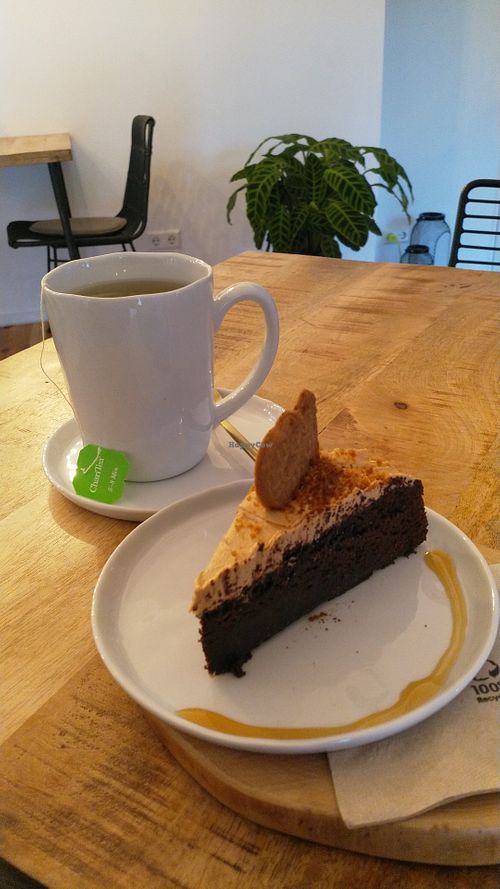 Speculatius chocolate cake  at Café Lama in Tubingen