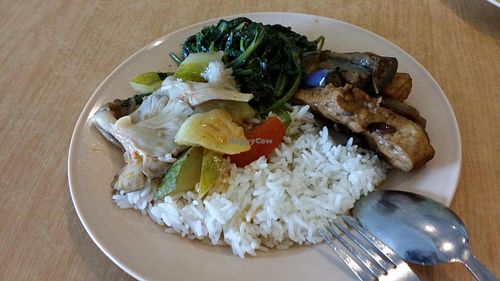 Food at Yuen Yuen Vegetarian in Kulim