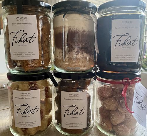 Assortment of fikat treats  at Fikat in Utrecht