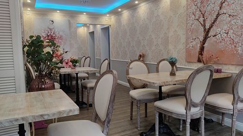 Interior at Pynk Coffee in Hamburg