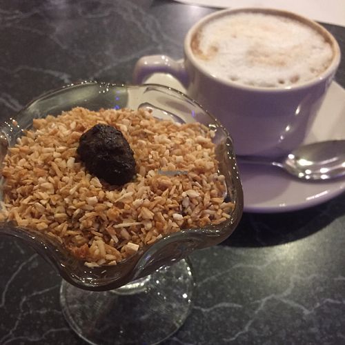 dessert & coffee  at The Cheeze Factory Restaurant in Baraboo