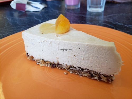 Vegan key lime pie at The Cheeze Factory Restaurant in Baraboo