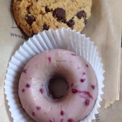 Blackberry donut  at Wildflour Bakery and Cafe in West Seattle