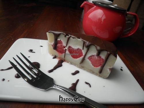 One of the many cheesecakes they have to offer at The Naked Sprout in Burlington