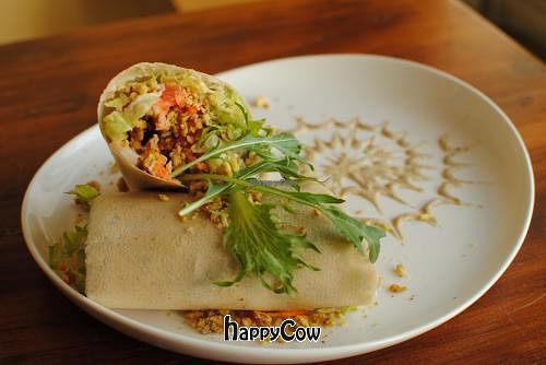 Breaded Coconut Wrap at The Naked Sprout in Burlington
