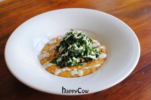 Sweet Potato Polenta at The Naked Sprout in Burlington