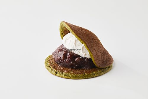 Dolala is a specialty store for Japanese all-time favorite confectionery “dorayaki”, small round pancakes with sweet red bean filling. at Dolala in Yokohama