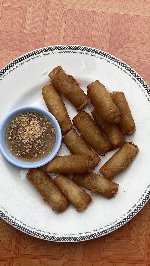 Spring rolls  at Tukta in Koh Tao