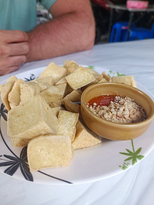 Frid tofu at Tukta in Koh Tao