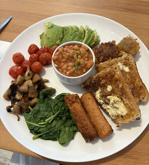 Delicious All Day Vegan Breakfast!  at The Little Place Next Door in Folkestone